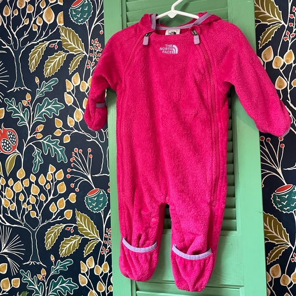 The North Face One Pieces The North Face Pink Baby Snow Suit Poshmark